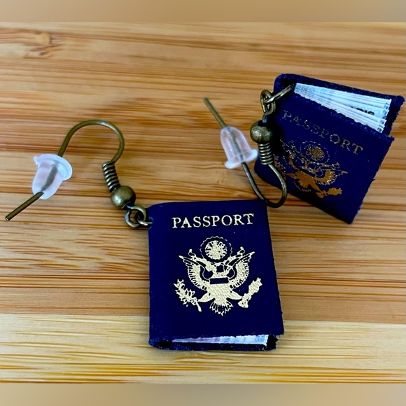 Jewelry - Travel Passport Earrings